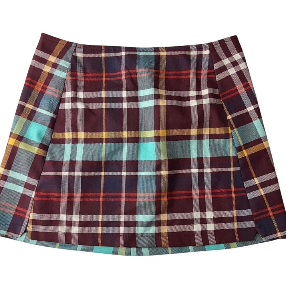 Urban Outfitters Plaid Mini Skirt Women Size Small Academia Y2K